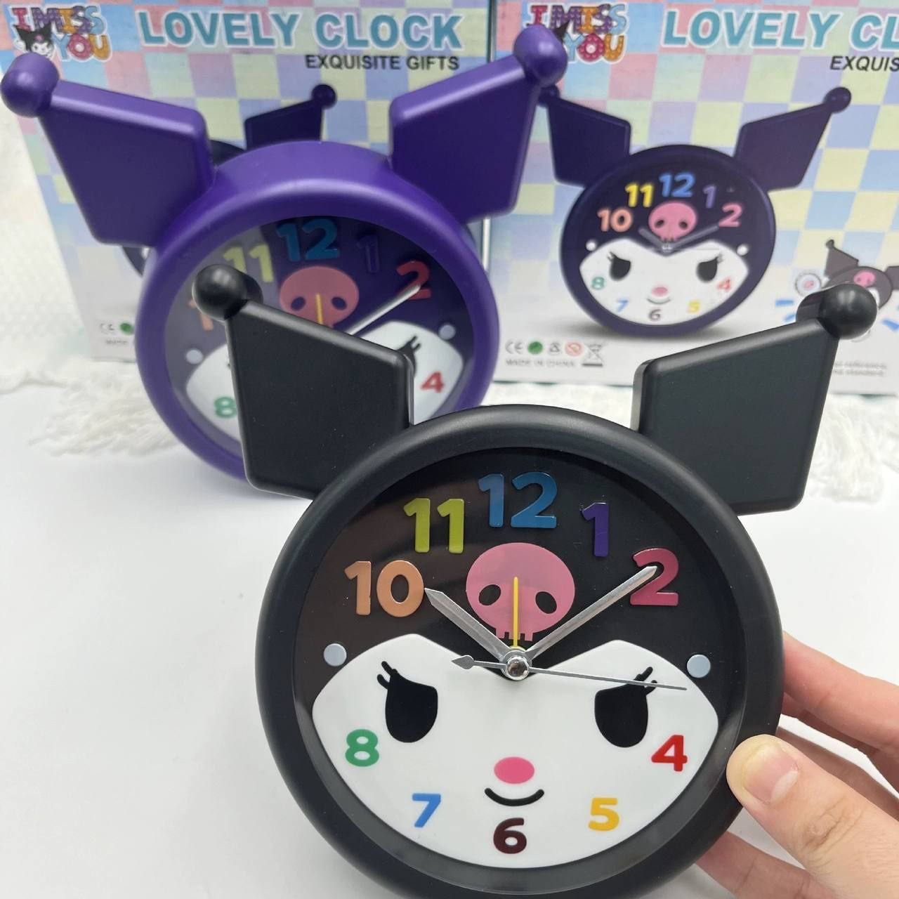 ساعت رومیزی کرومی زنگ‌دار | طراحی مینیمال و صدای کلاسیک برای اتاق خواب